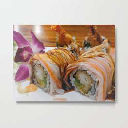 Sushi Metal Print
