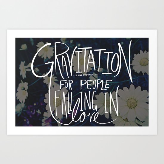 Einstein: Gravitation Art Print
