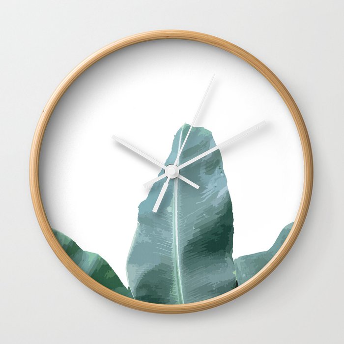 find me under the palm tree Wall Clock