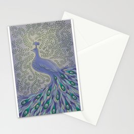 Peacock Stationery Card