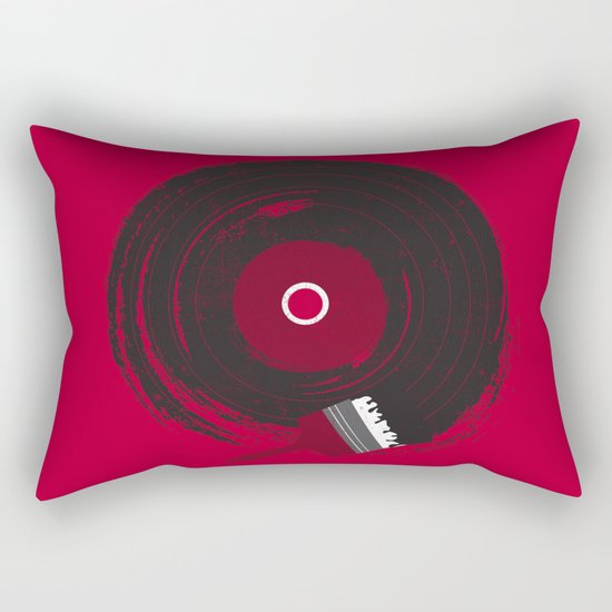 Art of Music (RED) Rectangular Pillow