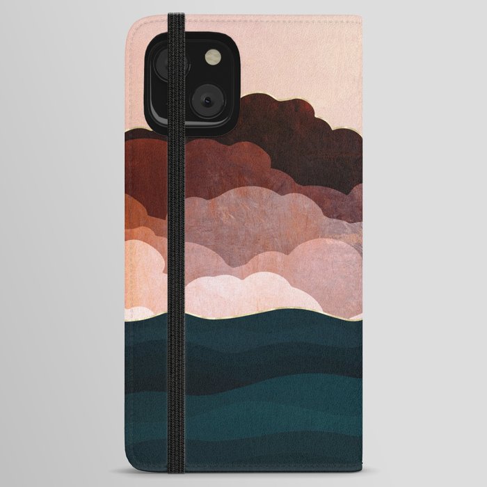 Amber Clouds iPhone Wallet Case