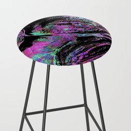 Dream Things Flower Abstract Bar Stool