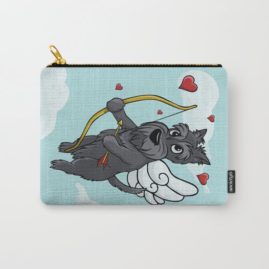 Cupid Scottish Terrier Carry-All Pouch
