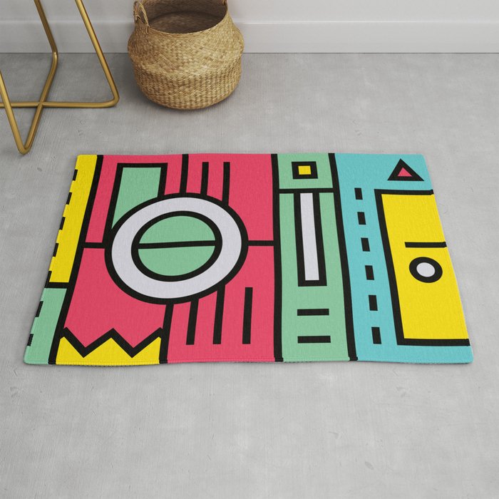 Play on words | Graphic jam Rug