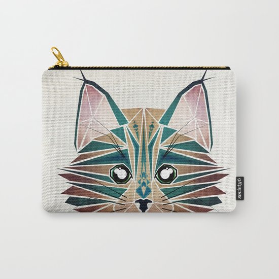 blue cat Carry-All Pouch