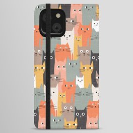 Silly Cats iPhone Wallet Case