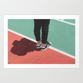Sneakers by Ruth Coetzer Art Print