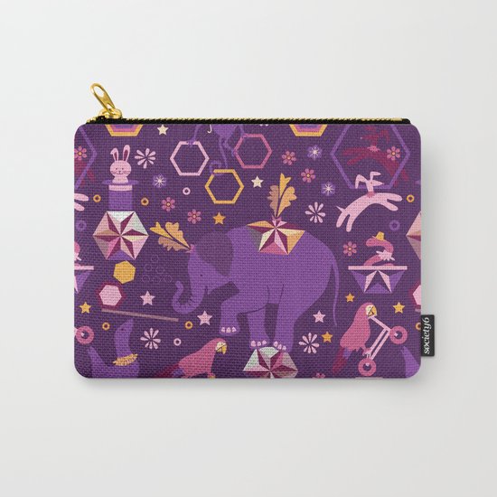 Hexagon circus Carry-All Pouch