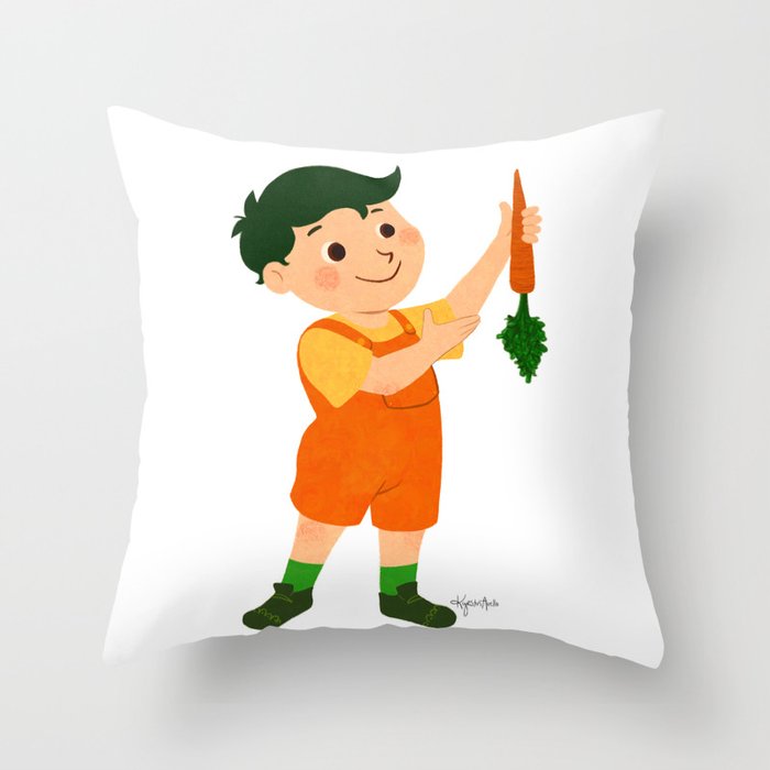 Carrot Throw Pillow