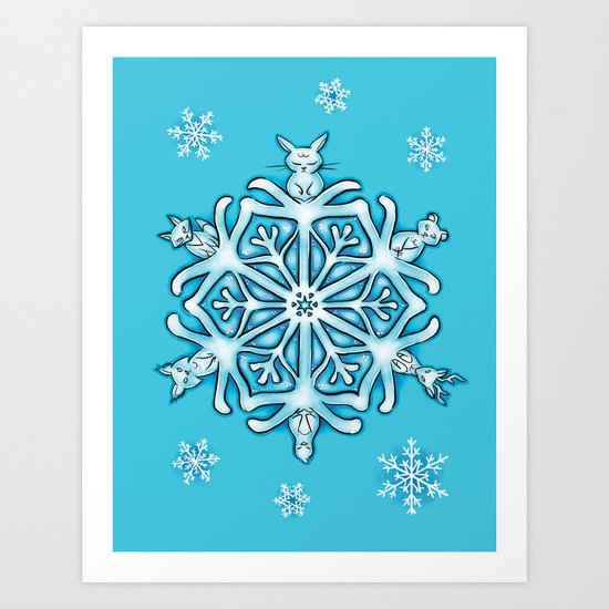 Snowflake Art Print