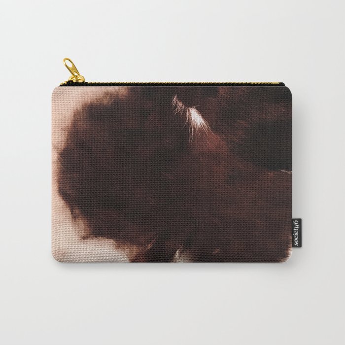 Dark Cowhide Fur (digitally created) Carry-All Pouch