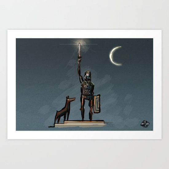 Sword & Sworcery Art Print