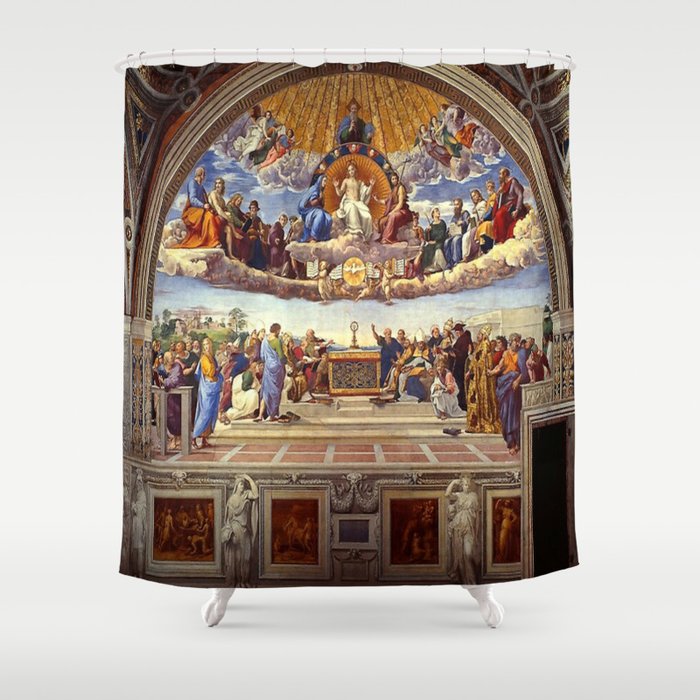 Raphael The Disputation of the Holy Sacrament  Shower Curtain