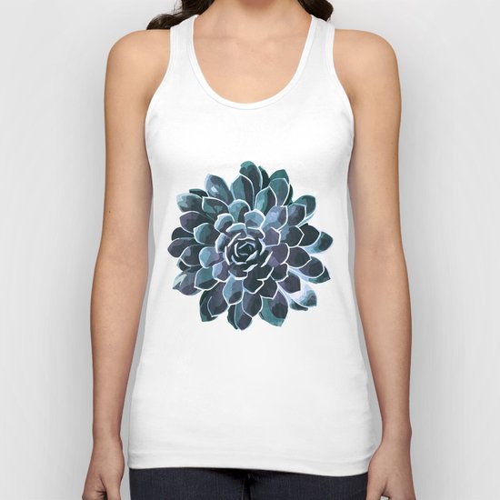 Succulent Echeveria I Unisex Tank Top