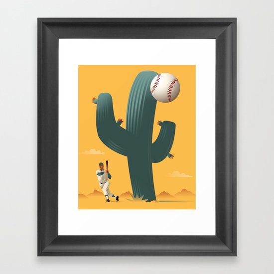 Cactus League Framed Art Print