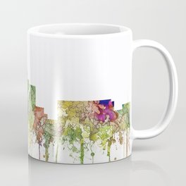 Durham,NC Skyline - Faded Glory Coffee Mug