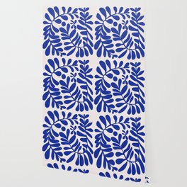 Blue foliage Wallpaper