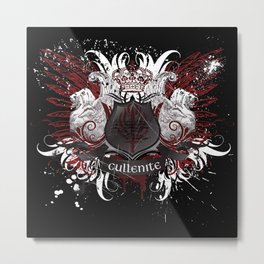 Cullenite Crest (on dark background) Metal Print