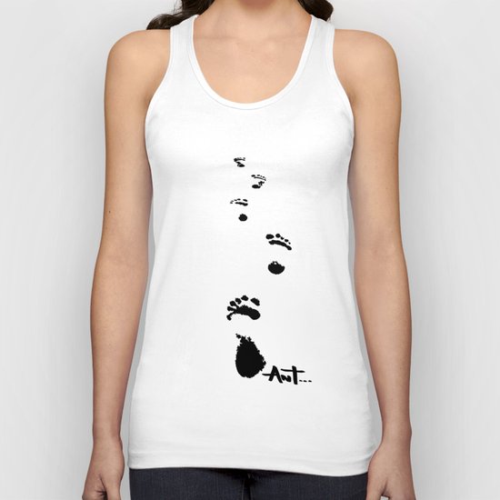 footprints foot prints Unisex Tank Top