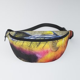 Great Barrier Reef Trigger Fish Marine Portrait Fanny Pack