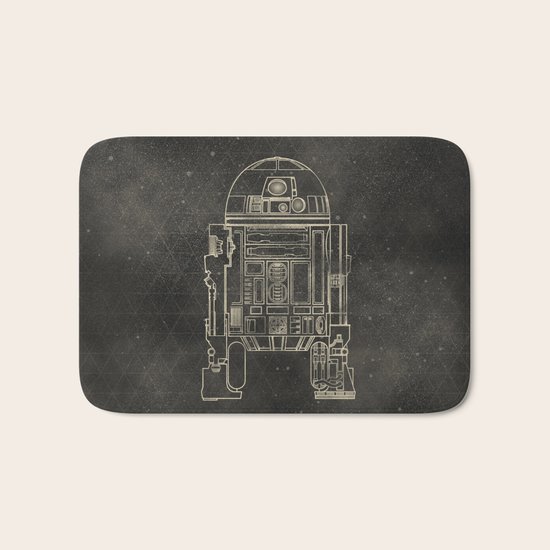 R2D2 Bath Mat
