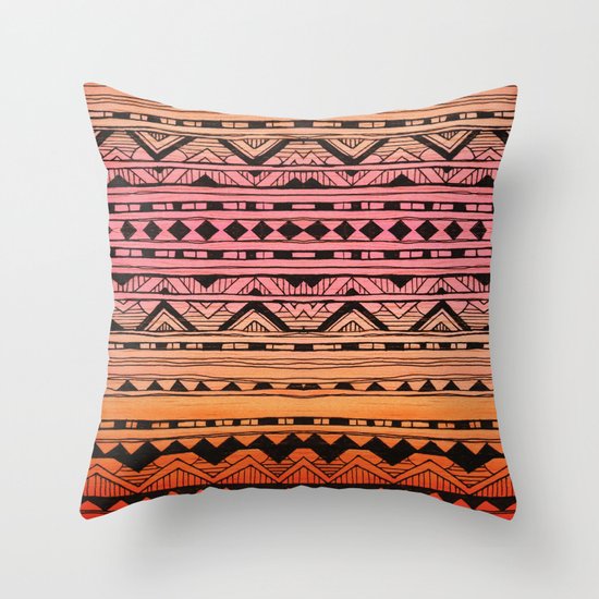 Surf Tribe Throw Pillow