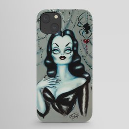 Vampira Black Widow Valentine iPhone Case