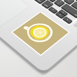 Lemon tea cup Sticker