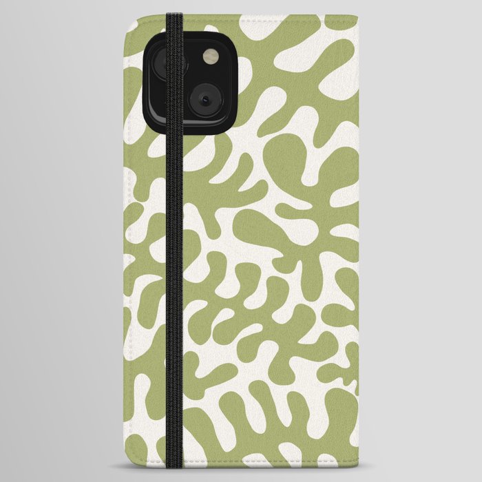 Henri Matisse cut outs seaweed plants pattern 10 iPhone Wallet Case
