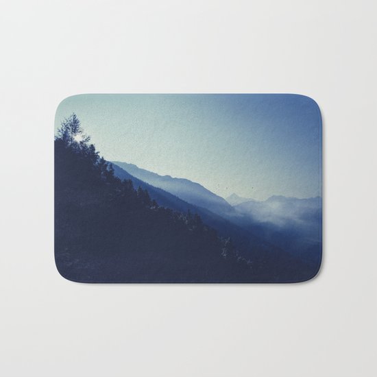 daybreak blues Bath Mat