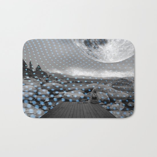 Blue waves Bath Mat