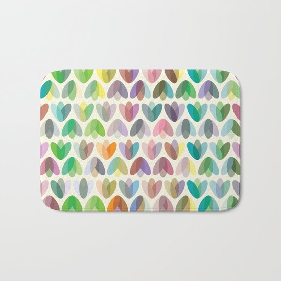 Spring tulips Bath Mat