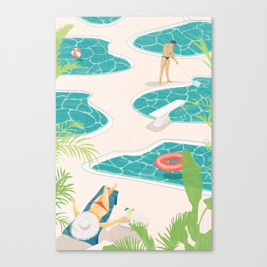 Swimming Pools Canvas Print