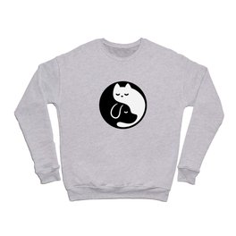 Yin Yang Cat and Dog Crewneck Sweatshirt