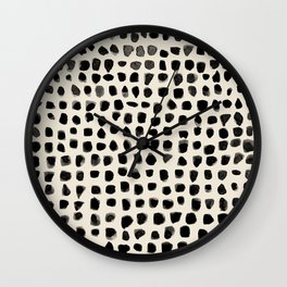 Dots (Beige) Wall Clock