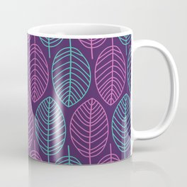 Leaf outlines Coffee Mug