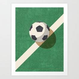 BALLS / Football Art Print