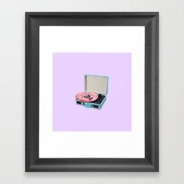 sweet spin lavender Framed Art Print