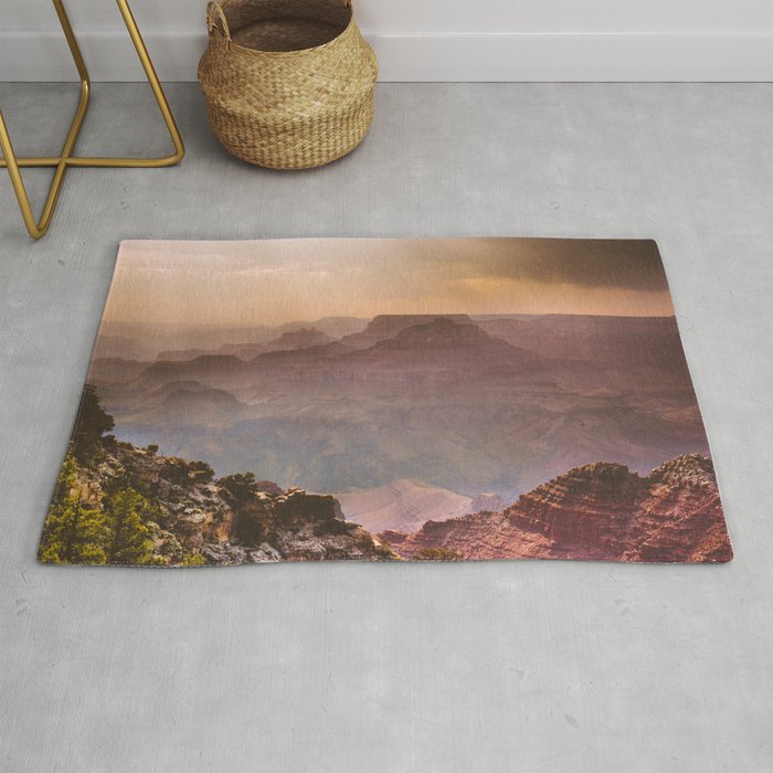 Grand Canyon Rainfall - South Rim Rug