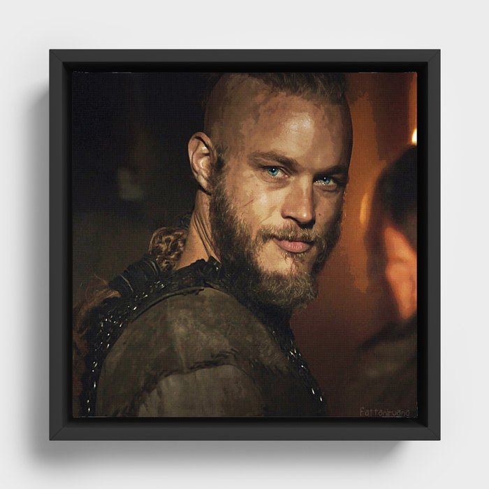 Ragnar Lothbrok Framed Canvas