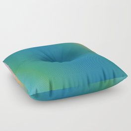 Gradient in Deep Blue Floor Pillow