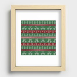 Ugly Xmas Sweater Recessed Framed Print