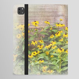 Wall of Flowers Watercolor iPad Folio Case