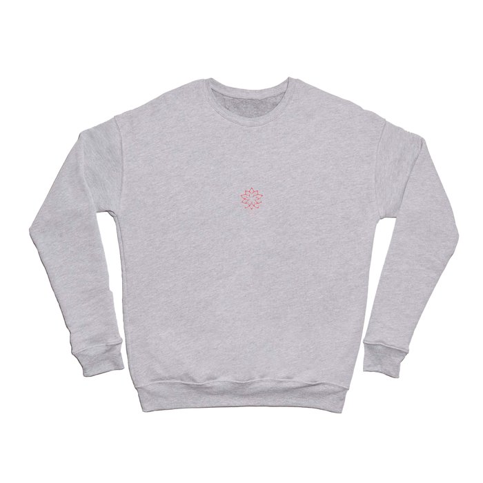 NOW PINK GRAPEFRUIT pastel solid color Crewneck Sweatshirt by NOW
