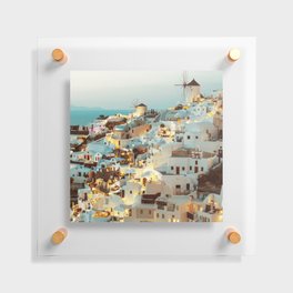 Santorini Island, Greece | Cyclades Islands | Mediterranean Sea | Greek Islands Photography 07 Floating Acrylic Print