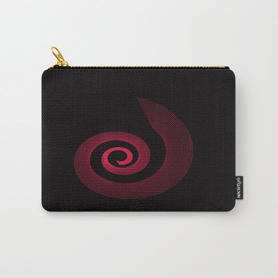 Red black spirale 5 Carry-All Pouch