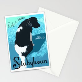 Life is Better With a Stabyhoun Stationery Cards