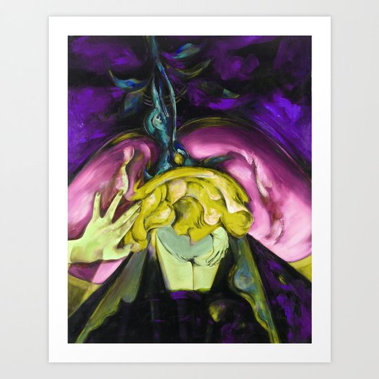 Passion pink Art Print