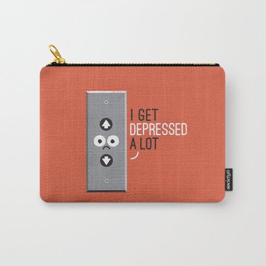 Feeling Down Carry-All Pouch